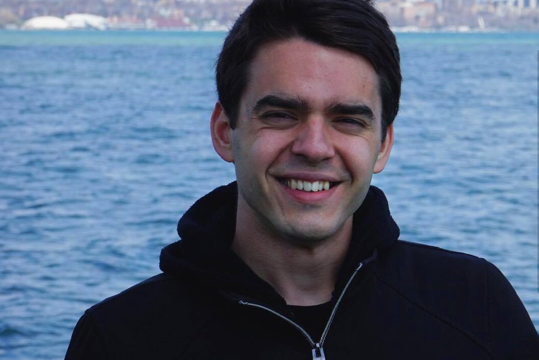 Victor Lal, Founder of Canadians for Syria, is training to swim across Lake Ontario from Niagara-on-the-Lake to Toronto .