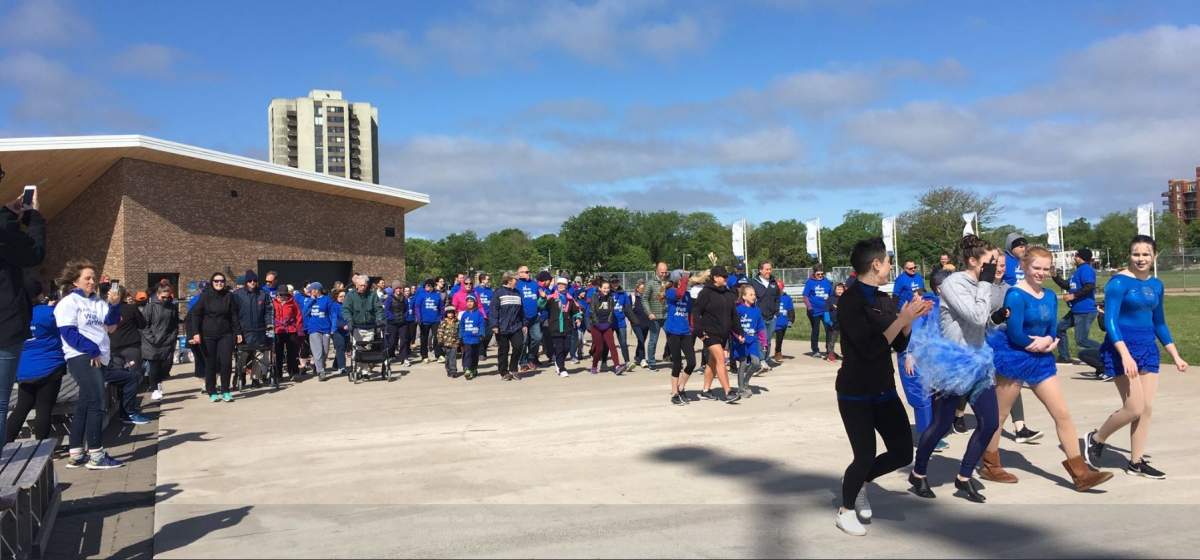 The Walk for Arthritis typically takes place on the first Sunday in June.