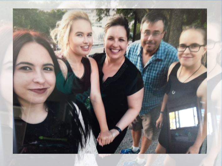 Shown here with his family,  Michael Slobodian was killed while riding his bike to school in September 2016.