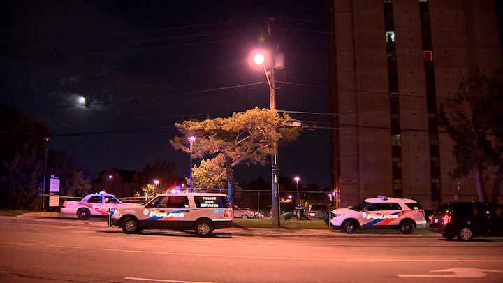 A male victim has been rushed to hospital after a shooting near Weston Road and Sheppard Avenue West late Thursday.