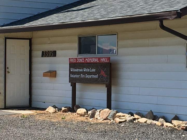 The volunteer fire department at Willowbrook, B.C.