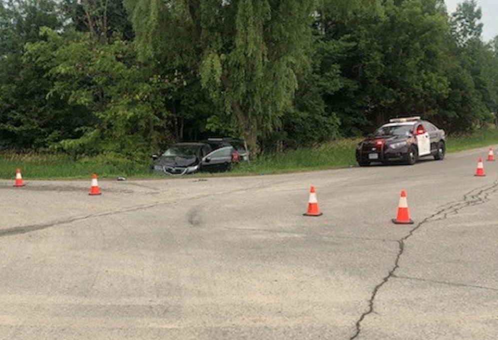 Wellington County OPP were called to the intersection of Wellington Road 50 and Seventh Line Thursday afternoon.