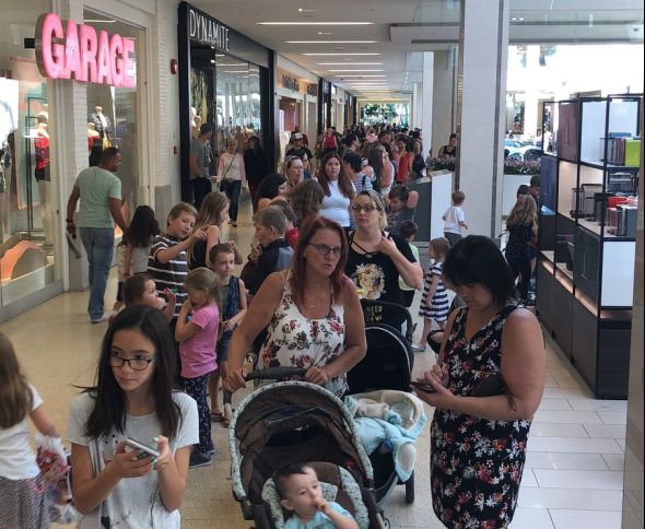 Huge crowds safety concerns force Build A Bear to shut down Pay