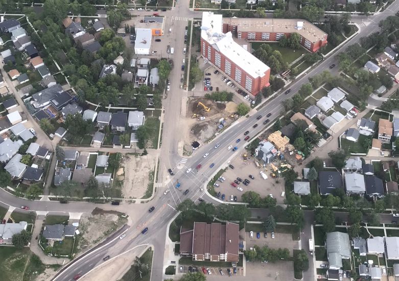 Connors Road from the Global 1 helicopter on Tuesday, July 24, 2018.