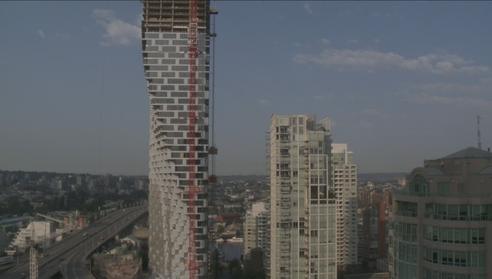 Vancouver House Twisty Tower Not Leaning Or Sinking Despite Rumours Bc Globalnews Ca
