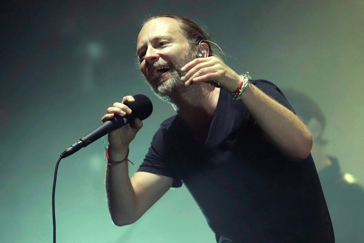Thom Yorke of Radiohead performs in concert at Madison Square Garden on Tuesday, July 10, 2018, in New York. Radiohead is playing its first Toronto concert tonight since the fatal Downsview Park stage collapse that killed their drum technician Scott Johnson six years ago. 