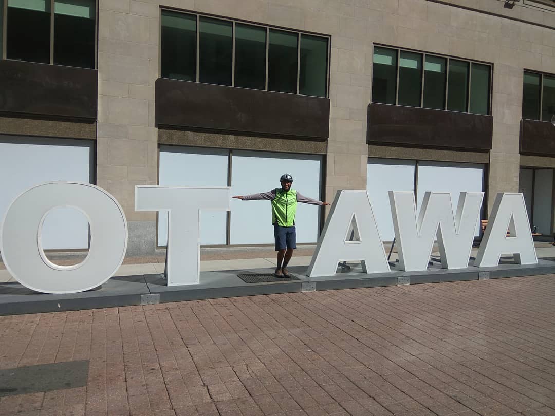 Skyler Roberts poses for a photo in Ottawa .