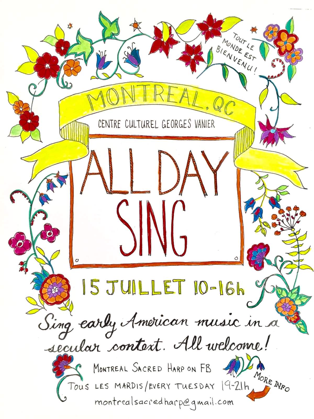 Montreal Sacred Harp Singers All Day Sing! - image