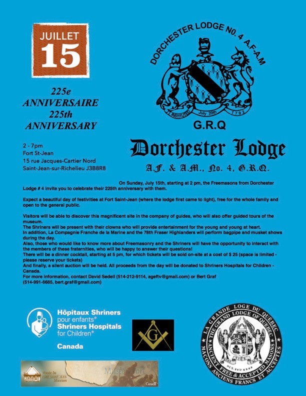 Dorchester Lodge 225th Anniversary - image