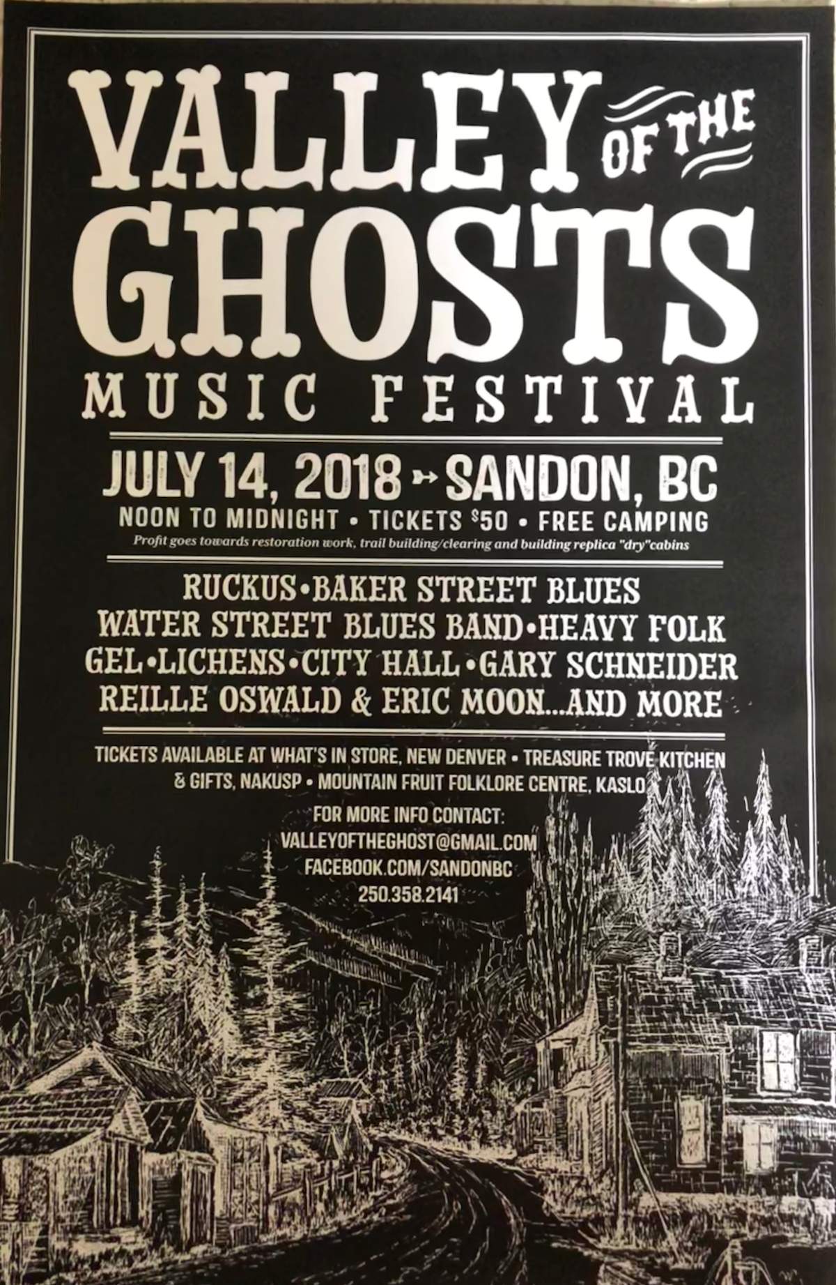 Valley of the Ghosts Music Festival Sandon BC - image