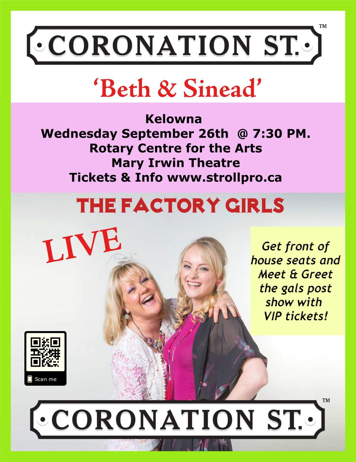 Coronation St. Beth & Sinead Live - image