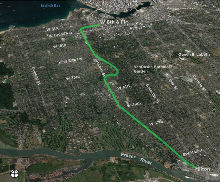 The Arbutus Greenway.