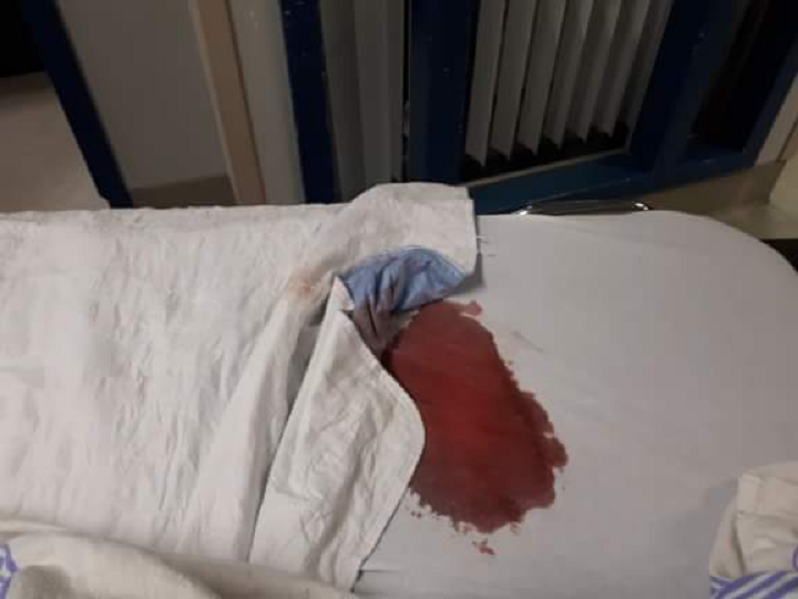 Martine Ouellet spent the night on a blood-soaked stretcher at the Lakeshore General Hospital in Montreal's West Island.