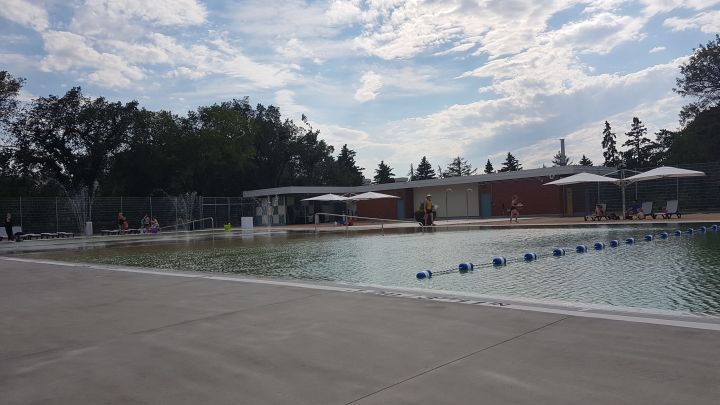 Edmonton's new Borden Park outdoor pool. 