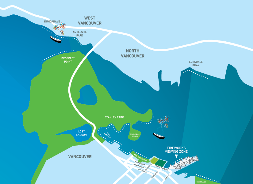 Vancouver’s Canada Day fireworks.