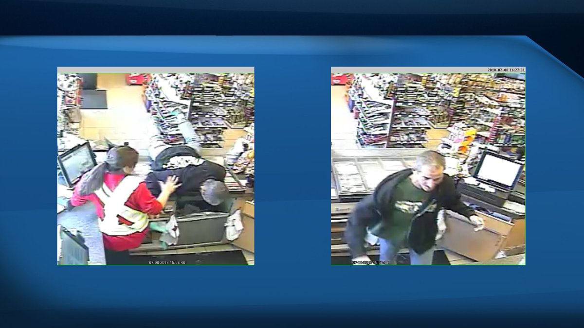 Calgary police are looking for help identifying a man who has been stealing cigarettes by jumping over convenience store counters.