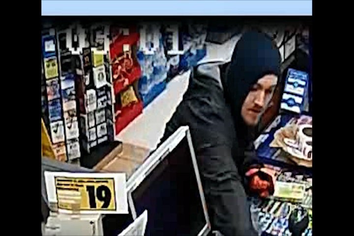 Durham police have released video footage of a suspect in a convenience store robbery in Clarington.