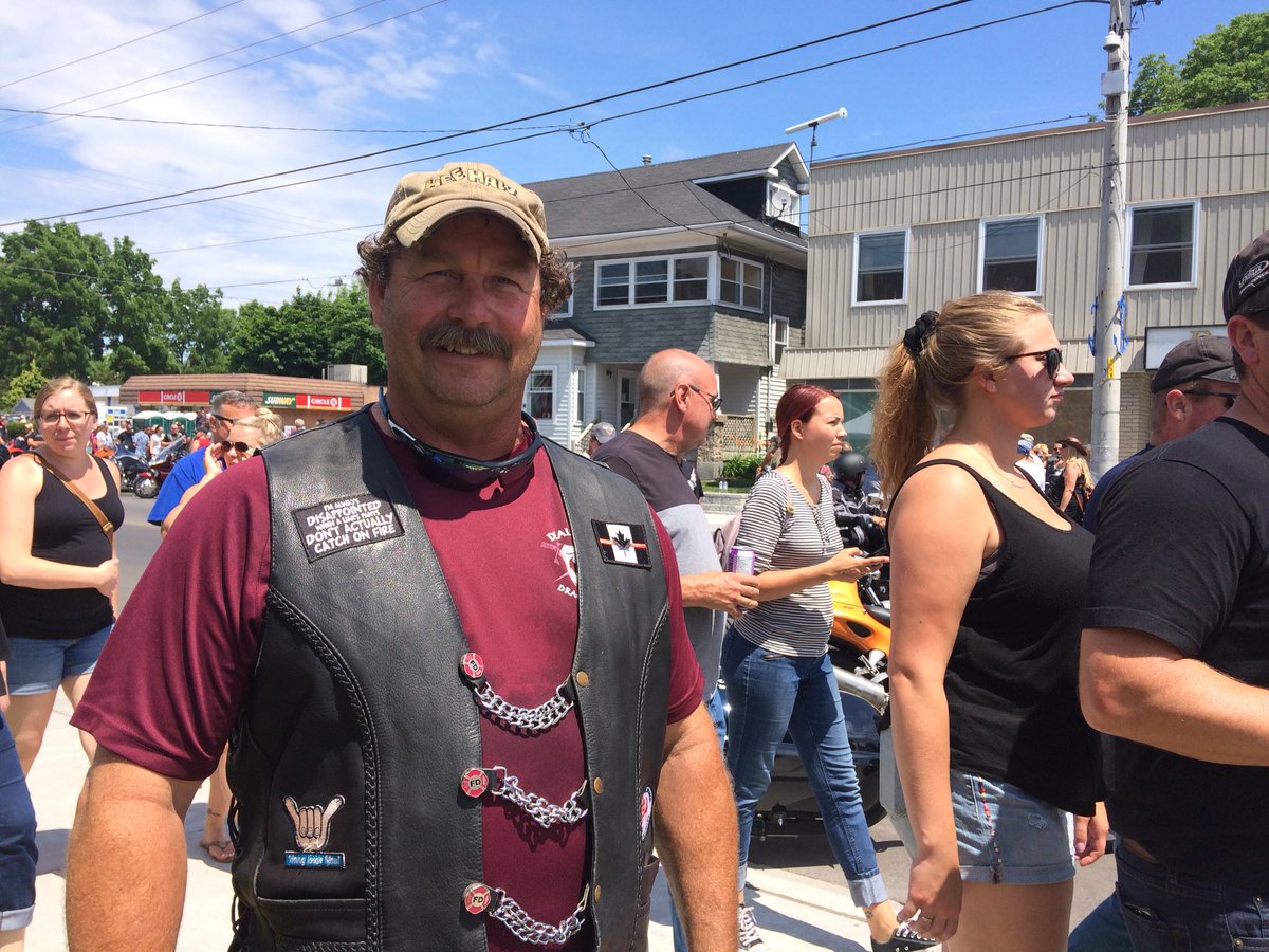 Cliff Rhodes was one of roughly 140,000 people to visit Port Dover on Friday, July 13, 2018.