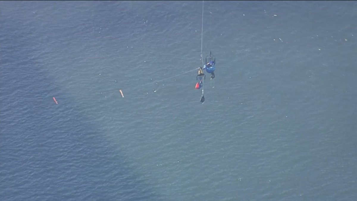 Pipeline protesters rappel from Ironworkers Memorial Bridge, blocking