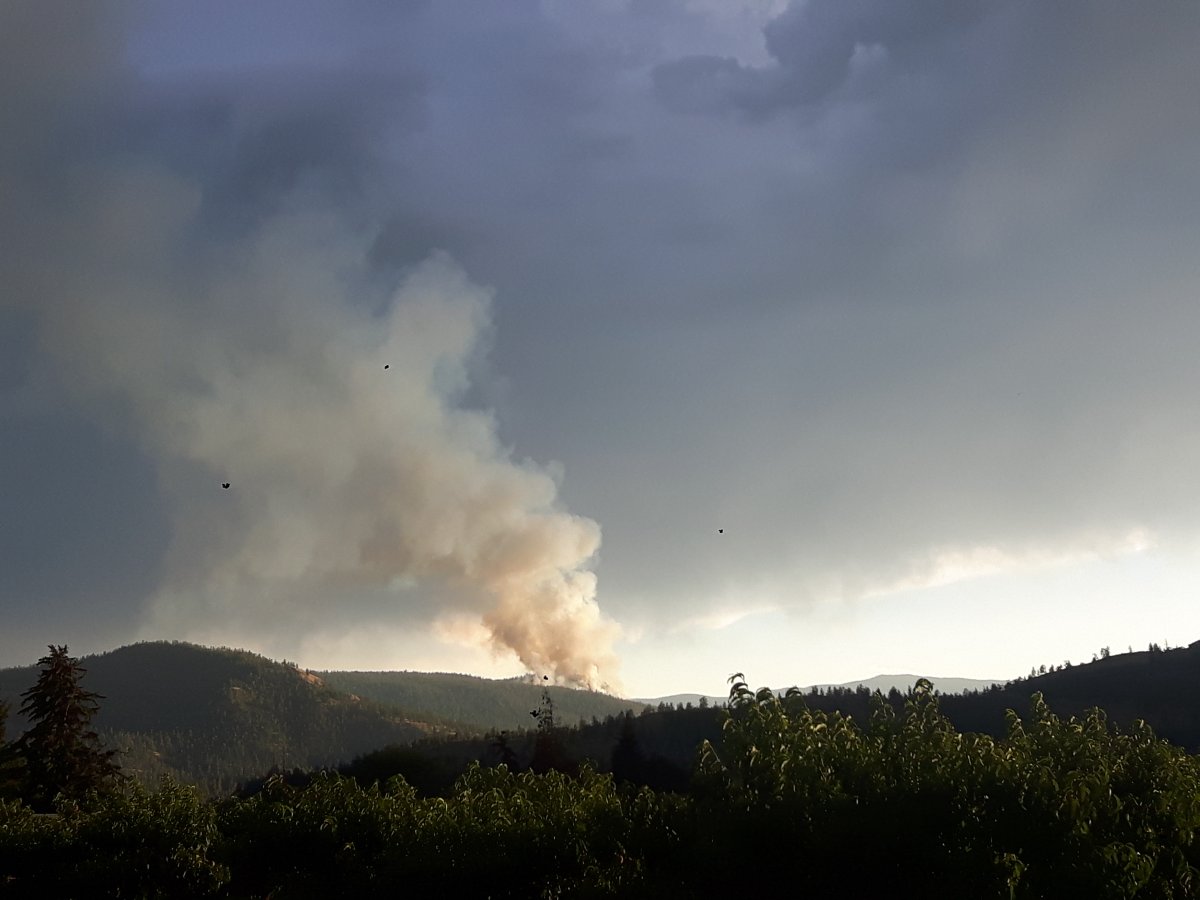 Fires prompt evacuation alerts for Penticton Indian Band - image