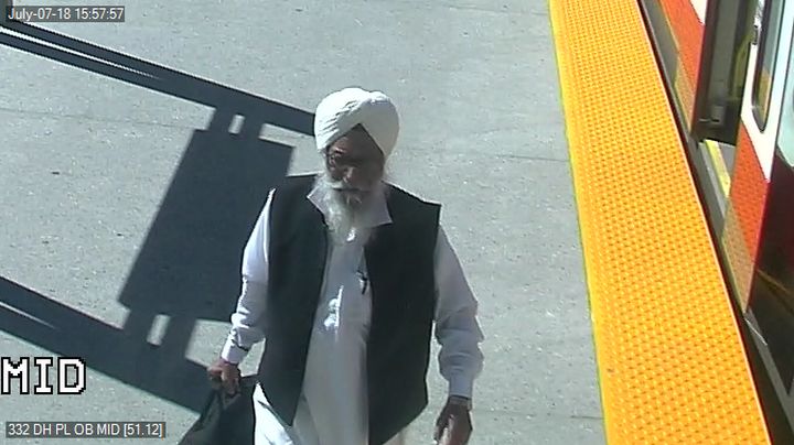 Calgary police are seeking to identify a man alleged to have sexually assaulted a woman on a CTrain on July 7, 2018.