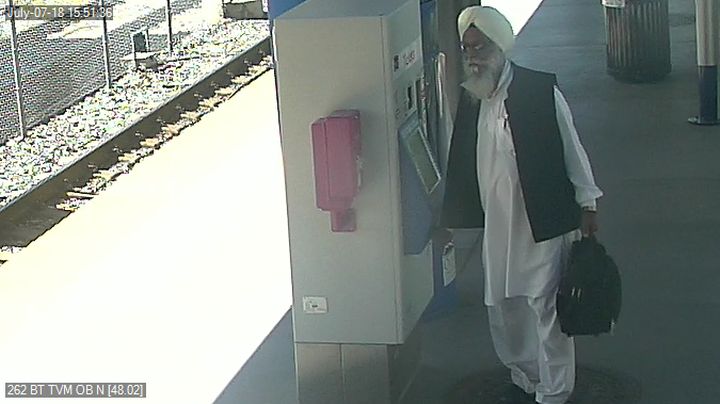 Calgary police are seeking to identify a man alleged to have sexually assaulted a woman on a CTrain on July 7, 2018.