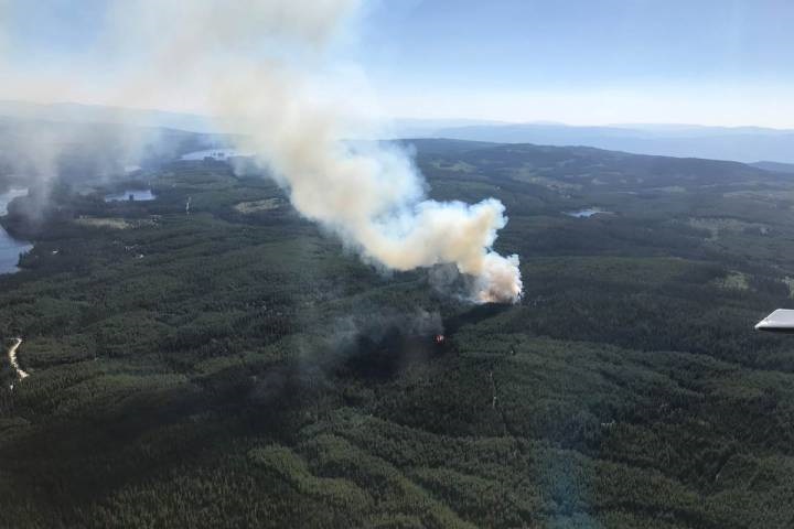 The Dee Lake Road fire is now 70 per cent contained.