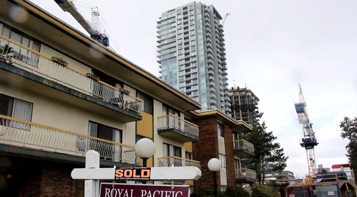 Housing activists say as many as 3,000 units of affordable rental are being lost to make way for new towers in the Metrotown area. 