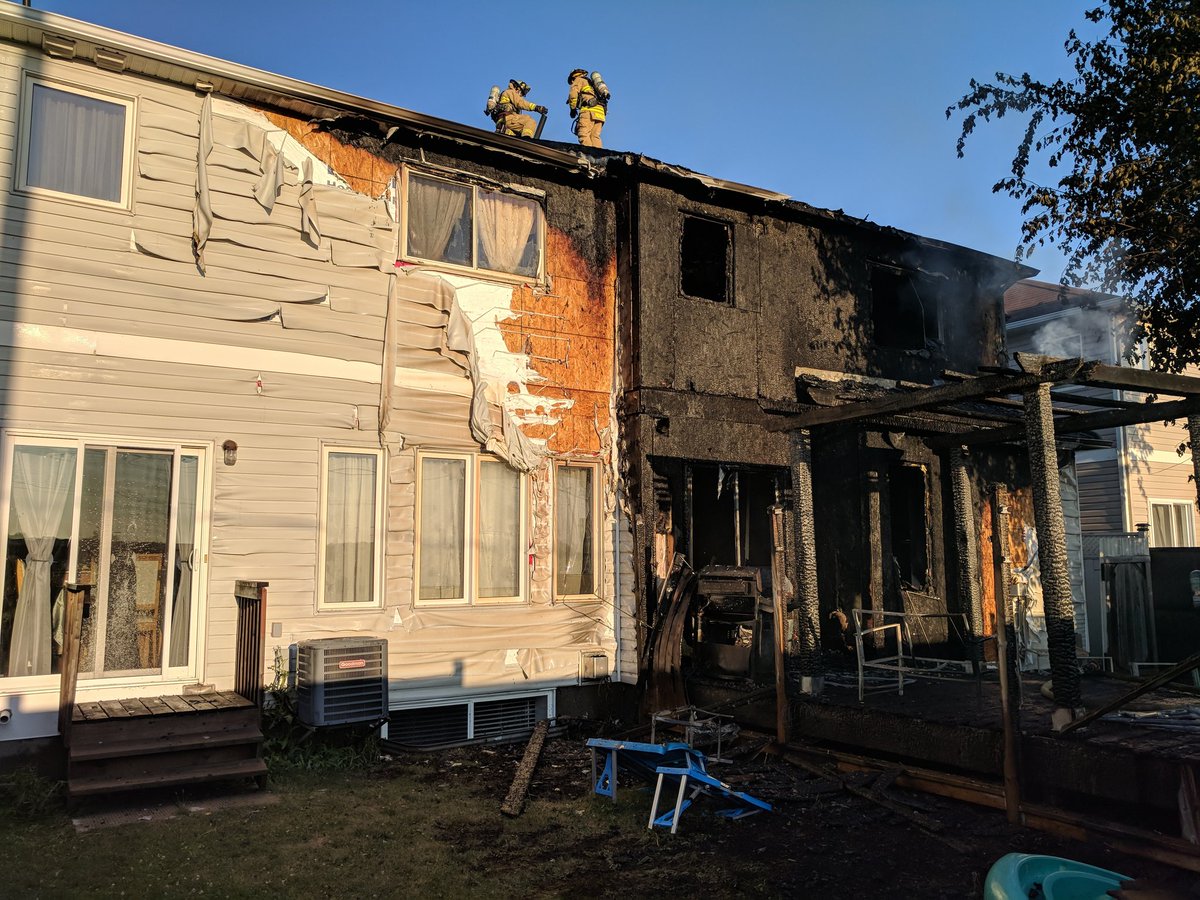 Firefighters had their work cut out for them last night and this morning as two fires damaged homes in the city in less than 12 hours.