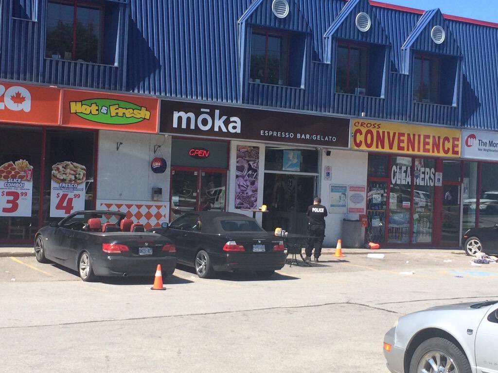 Jason Hay, 31, has been sentenced after being found guilty of two counts of first degree murder and two counts of attempted murder in the Woodbridge Moka Cafe shooting in June 2015. 