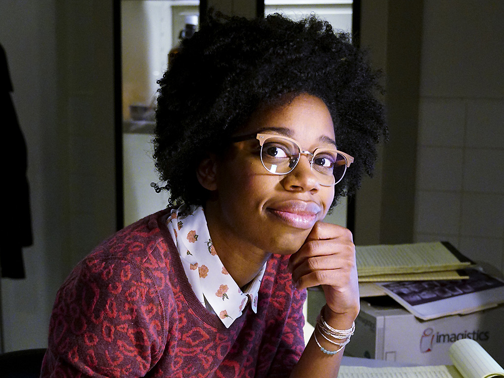 Diona Reasonover guest-stars as Kasie Hines on 'NCIS' in 2017.