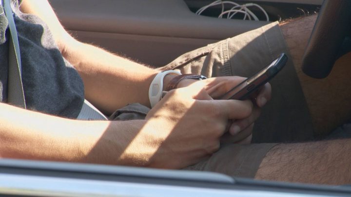 Saskatchewan RCMP ticketed five drivers for using cellphones while driving on the first day of a province-wide campaign to reduce distracted driving.