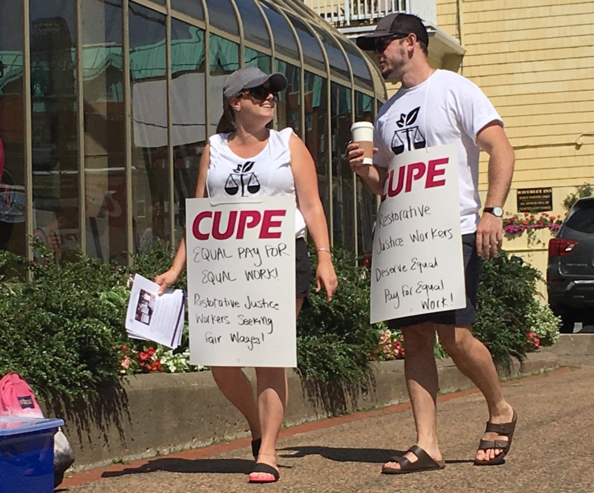 Restorative Justice workers are on strike in Halifax, N.S. They say they have one goal: wage equity in their profession.  