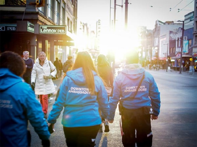 The DTVBIA says Downtown Ambassadors will be stepping up patrols in parkades.