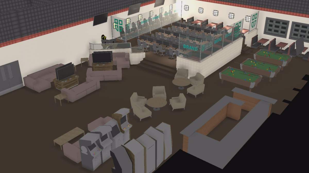 Durham College's rendering of it's new eSport gaming arena being built this summer.