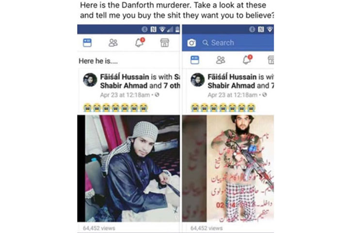 Here’s a look at some misinformation being spread about Toronto mass shooter Faisal Hussain - image