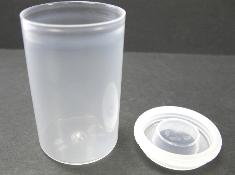 One of the items stolen was a small plastic container similar to a 35 mm film canister as seen in the picture above. 