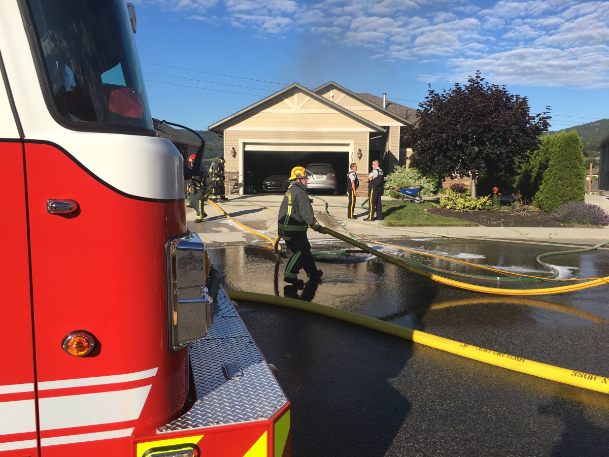 Firefighters were called to the home shortly after 7 a.m. Thursday. 