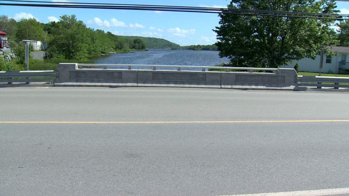 Fletchers Run Bridge in Fall River, N.S., pictured on July 24, 2018.