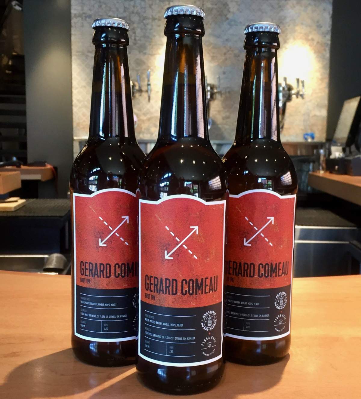 Ottawa's Flora Hall Brewing and Gatineau's Brasserie du Bas-Canada brewed their new Brut IPA in two locations so they could sell it in both Ontario and Quebec.