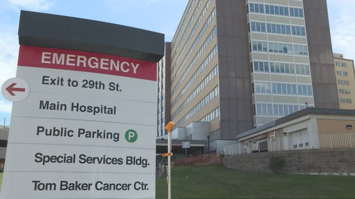 Emergency room outside of the Foothills Medical Centre in Calgary - Global News.