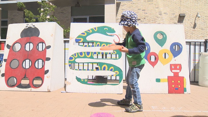 Andrew Gilbart wants his son Ben to get familiar with the Winnipeg Fringe Festival at an early age.