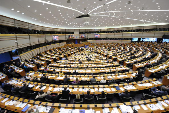 U.S. Vice President Joe Biden addresses the European Parliament at the EU headquarters in Brussels, May 6, 2010.