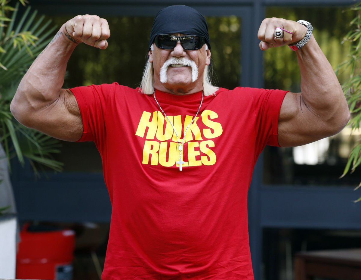 FILE - Hulk Hogan sighted at the ITV Studios in London, England.