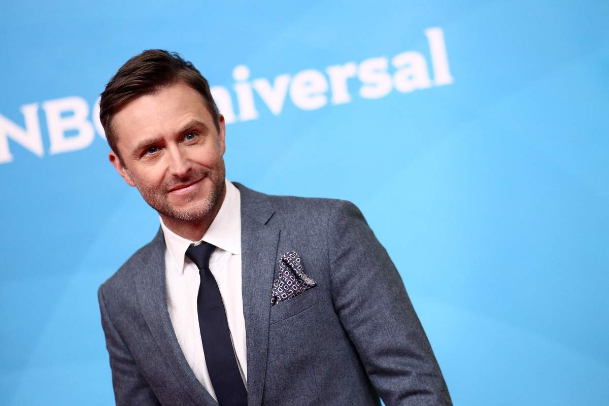 Chris Hardwick attends the NBCUniversal Summer Press Day 2018  at Universal Studios Backlot on May 2, 2018 in Universal City, California.  