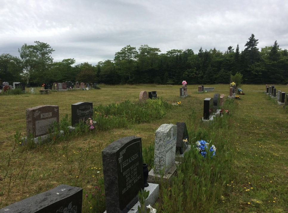 Death is a topic that tends to make people uncomfortable -- but a New Brunswick university student hopes her summer research project will help shift the conversation. Sunrise Park Inter-Faith Cemetery, a Halifax-area graveyard offering environmentally-friendly burial options, is seen in an undated handout image. 