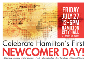 The city of Hamilton is hosting Newcomer Day!.