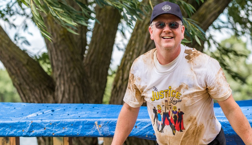 Hamilton Police Chief Eric Girt competes in the annual Hell in the Harbour event.