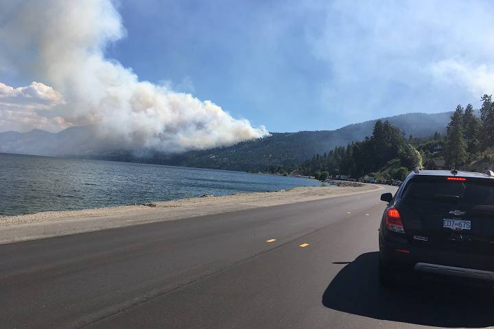 Properties and campgrounds at OK Lake Provincial Park evacuated - image