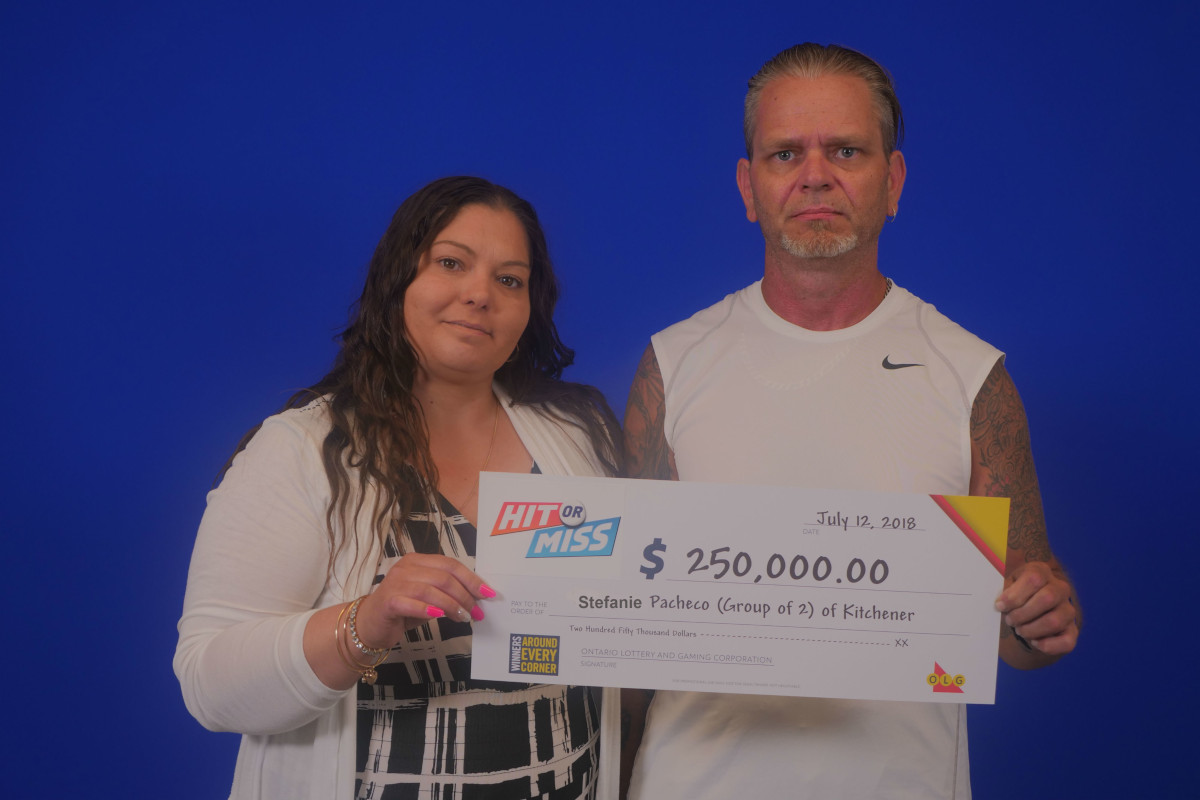 Stefanie Pacheco and David Hazel were the big winners in a draw that took place on May 4.